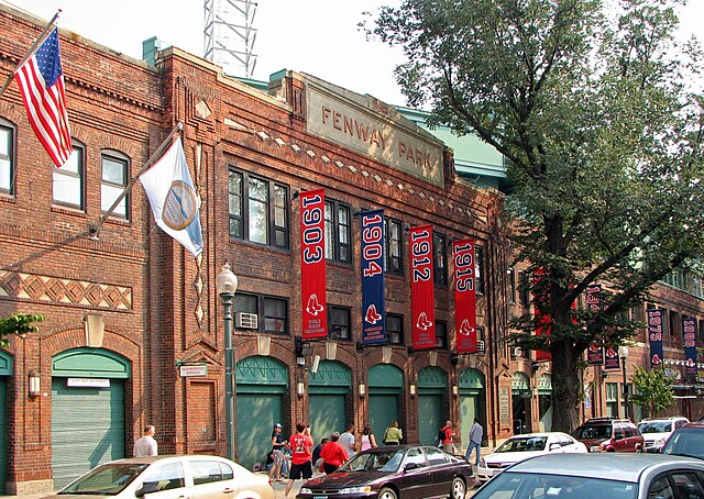 Fenway Park main entrance on the then Yawkey Way in 2007
