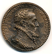 Médaille fondue pour commémorer le succès du Duc d'Albe (1571)