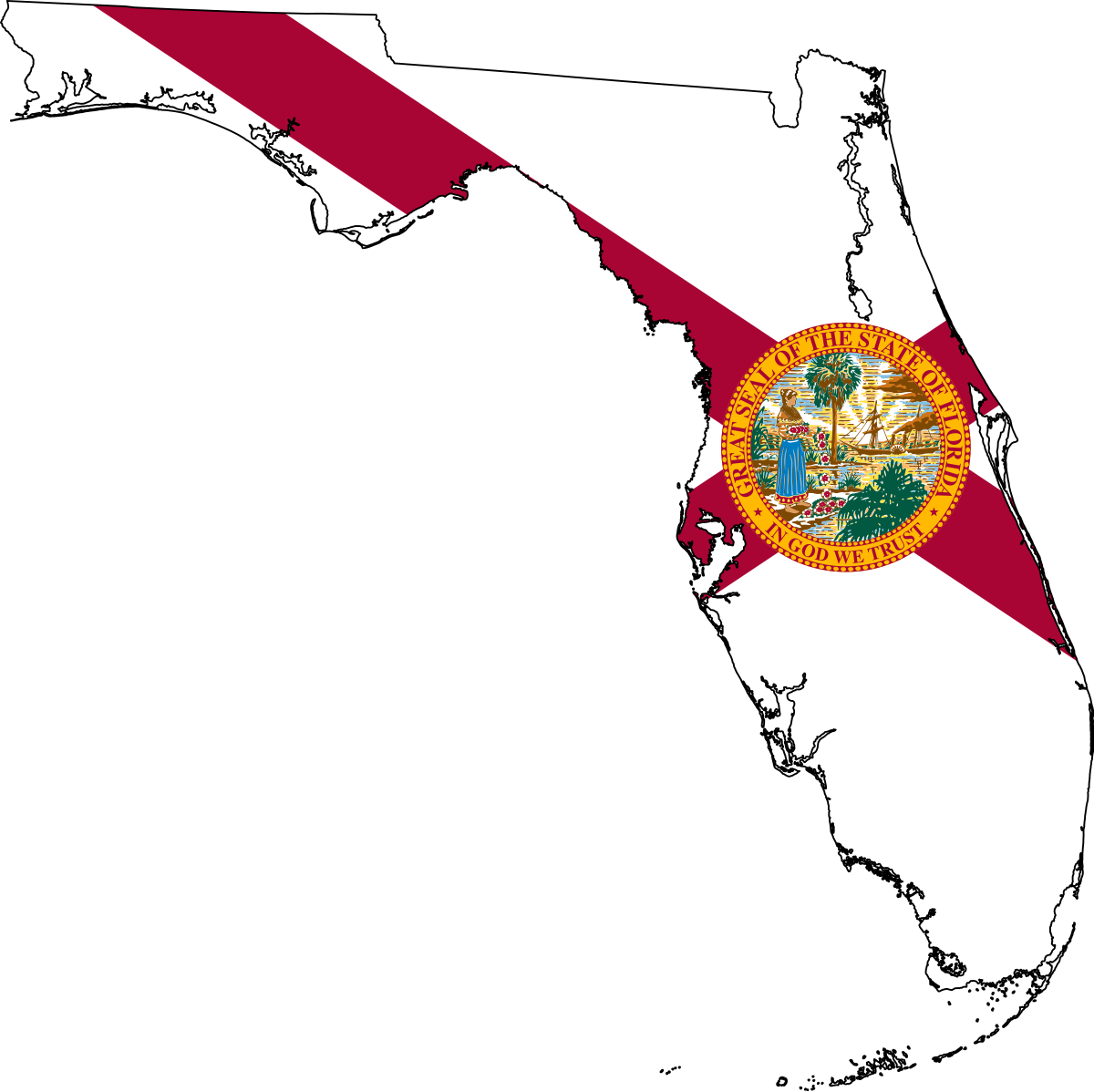 Download File:Flag-map of Florida.svg - Wikimedia Commons