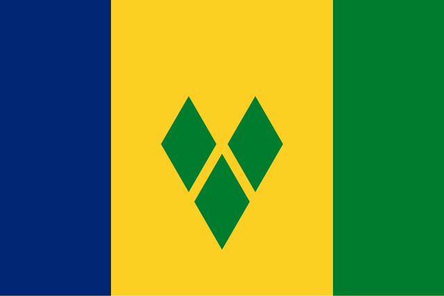 Description de l'image Flag of Saint Vincent and the Grenadines.svg.