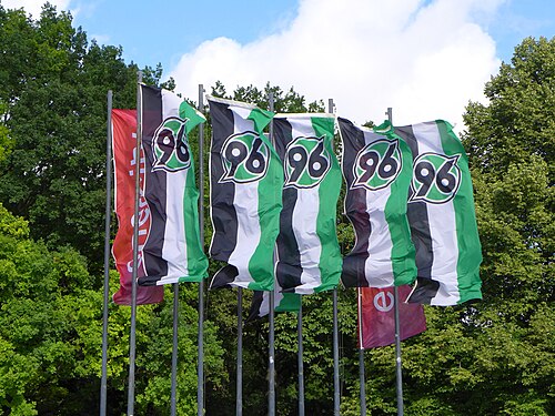 Flags at Hannover 96 Stadium