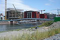 Fussgänger- und Radfahrerbrücke über den "Westhafen" in Ffm