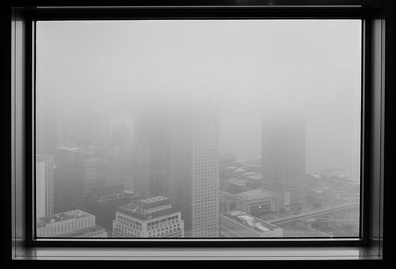 File:Foggy view from Bank of China Tower, Hong Kong (6847759512).jpg