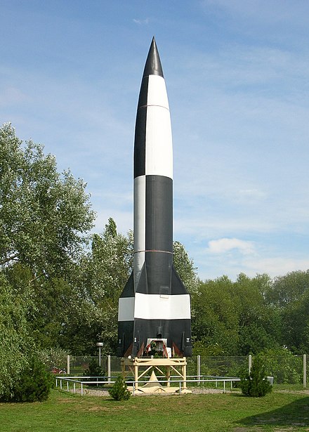 V-2 Rocket in the Peenemünde Museum