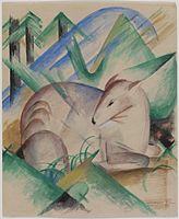 Rotes Reh, Read Hart (1913), Solomon R. Guggenheim Museum, New York