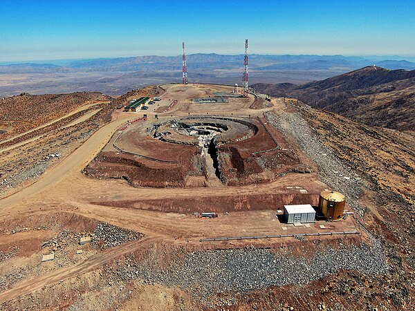 Giant Magellan Telescope Construction Site Aerial View
