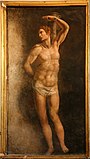 Святой Себастьян. Ок. 1565. Фреска. Церковь Санта-Мария-делла-Паче, Рим