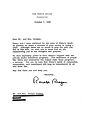 Letter from Pdt Ronald Reagan