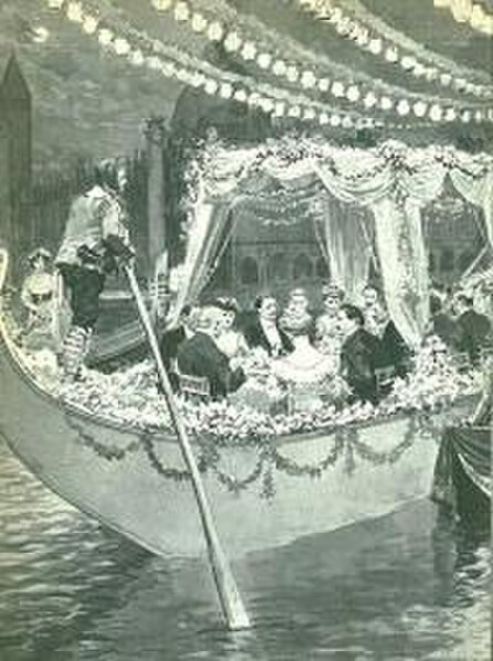 Gondola party, 1905