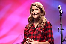 Grace Helbig has been a guest host on 2 SourceFed News episodes Grace Helbig VidCon 2012 on Stage 06.jpg