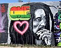 Thumbnail for File:Graffiti Bob Marley One Love eme Freethinker Mauerpark Berlin-Prenzlauer Berg.jpg