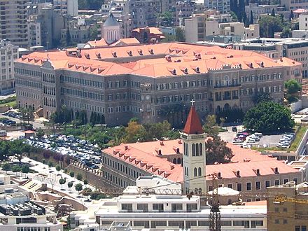 Grand Serail, la sede del gobiernu libanés nel centru de Beirut