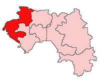 Mapa regionu Boké