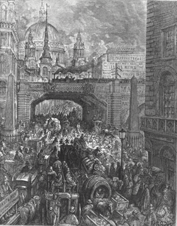 Ludgate Hill hill and street in the City of London, England