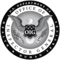 Logotipo de la Oficina del Inspector General del HHS en escala de grises.png