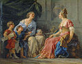 Kornelija, Grakchų motina. 1779 m. Noël Hallé paveikslas