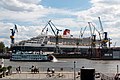 * Nomination Ship "Queen Mary 2 in a dry dock in the port, Hamburg, Germany --XRay 03:28, 30 June 2016 (UTC) * Promotion Good quality. --Johann Jaritz 04:15, 30 June 2016 (UTC)