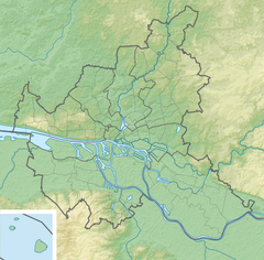 Mapa lokalizacyjna Hamburga