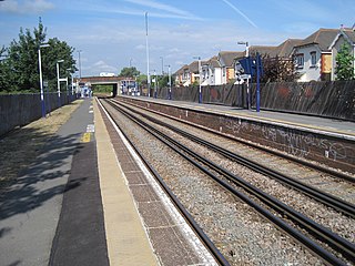 <span class="mw-page-title-main">Haydons Road railway station</span> National Rail station in London, England