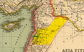 Келесирия на карте Генриха Киперта