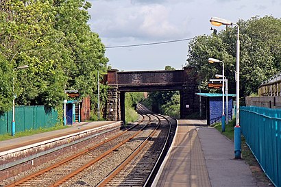 How to get to Gwersyllt Station with public transport- About the place