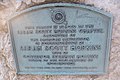 DAR grave plaque for Sarah Hopkins, wife of Governor Stephen Hopkins
