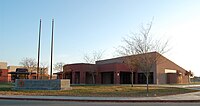 Huron Middle School, shown c. 2007 Huron Middle School CA.JPG