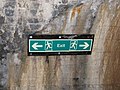 Hyde Bank Tunnel halfway sign Taken on 8 Aug. Uploaded by