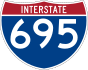 Interstate 695 işaretçisi