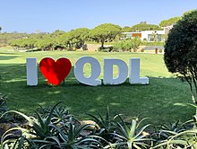 "I Love QDL" on the golf course. I love QDL (31366760188).jpg