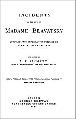 Thumbnail for Incidents in the Life of Madame Blavatsky