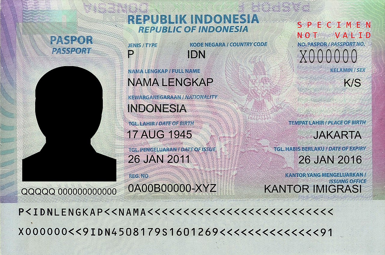 File:Indonesian passport data page.jpg - Wikimedia Commons