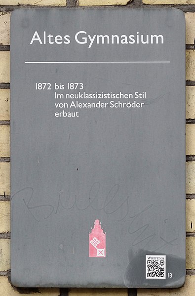 File:Infotafel - Altes Gymnasium QR.jpg