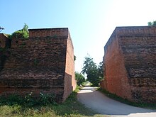 Remains of the outer walls of Ava Inwa -- Second Outer Walls.JPG