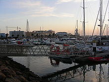 View of the marina of Isla Cristina. Isla Cristina puerto deportivo.JPG