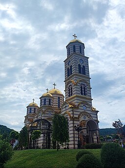 Sankt Savas kyrka i juli 2023.