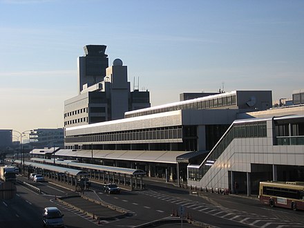 Osaka International Airport, also named Itami Airport currently doesn't have international routes, but it has become Japan's busiest only-domestic airport. In 2004, Itami Airport was the third busiest in the country.