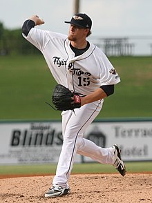 Thompson with the Lakeland Flying Tigers in 2014 Jake Thompson (14415898998) (cropped).jpg