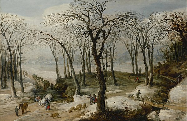 Winter landscape, with Joos de Momper (II)