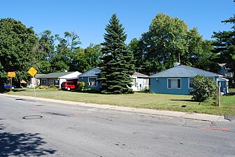 Maisons Lustron classées à Albany