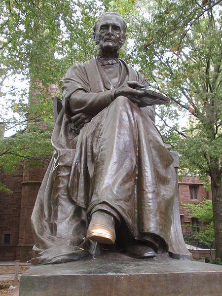 File:John Ferguson Weir, Statue of Theodore Dwight Woolsey, Yale.jpg