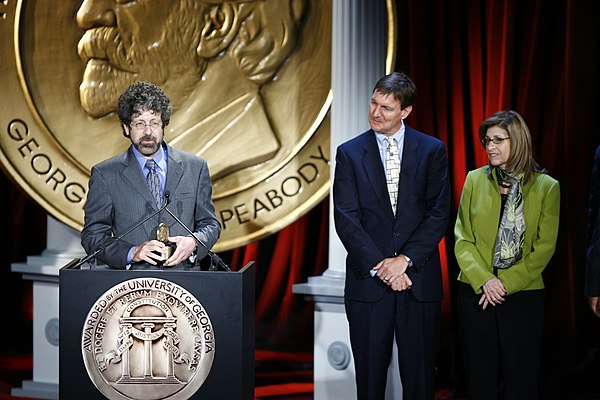 John Rubin, John Bredar and Paula Apsell at the 68th Annual Peabody Awards for "Ape Genius"