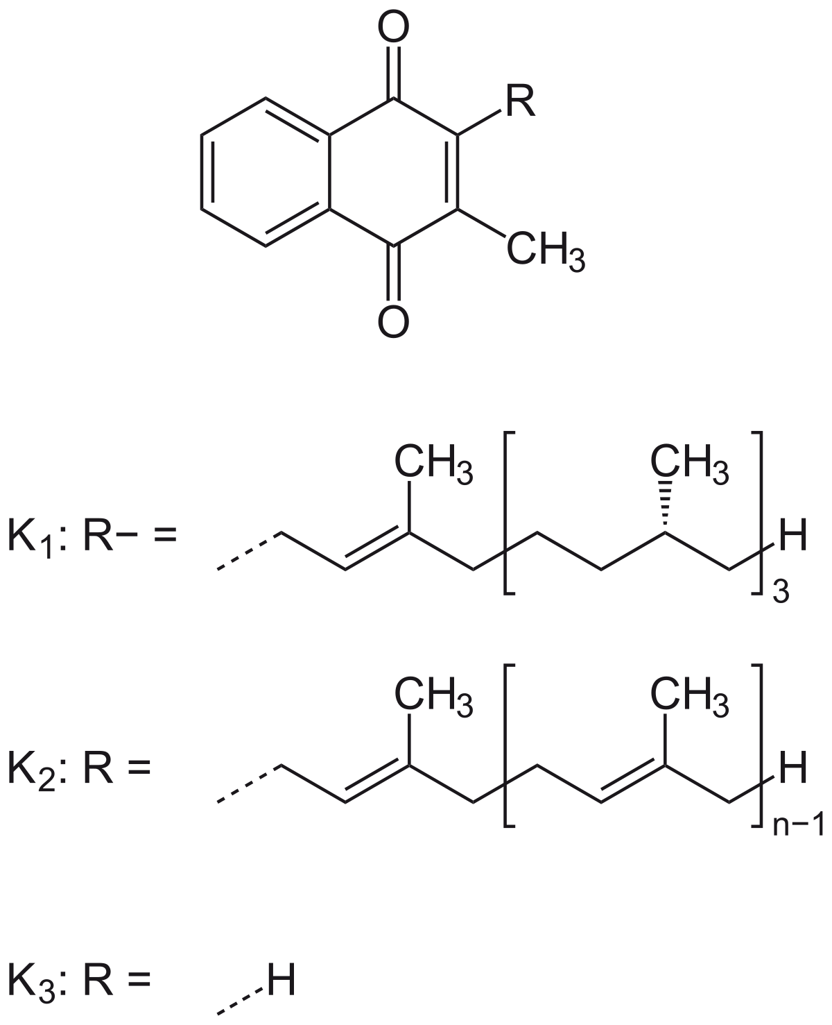 vitamin k structure