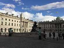 Somerset House, home to the King's Cultural Institute and the School of Law KCL Somerset House.jpg