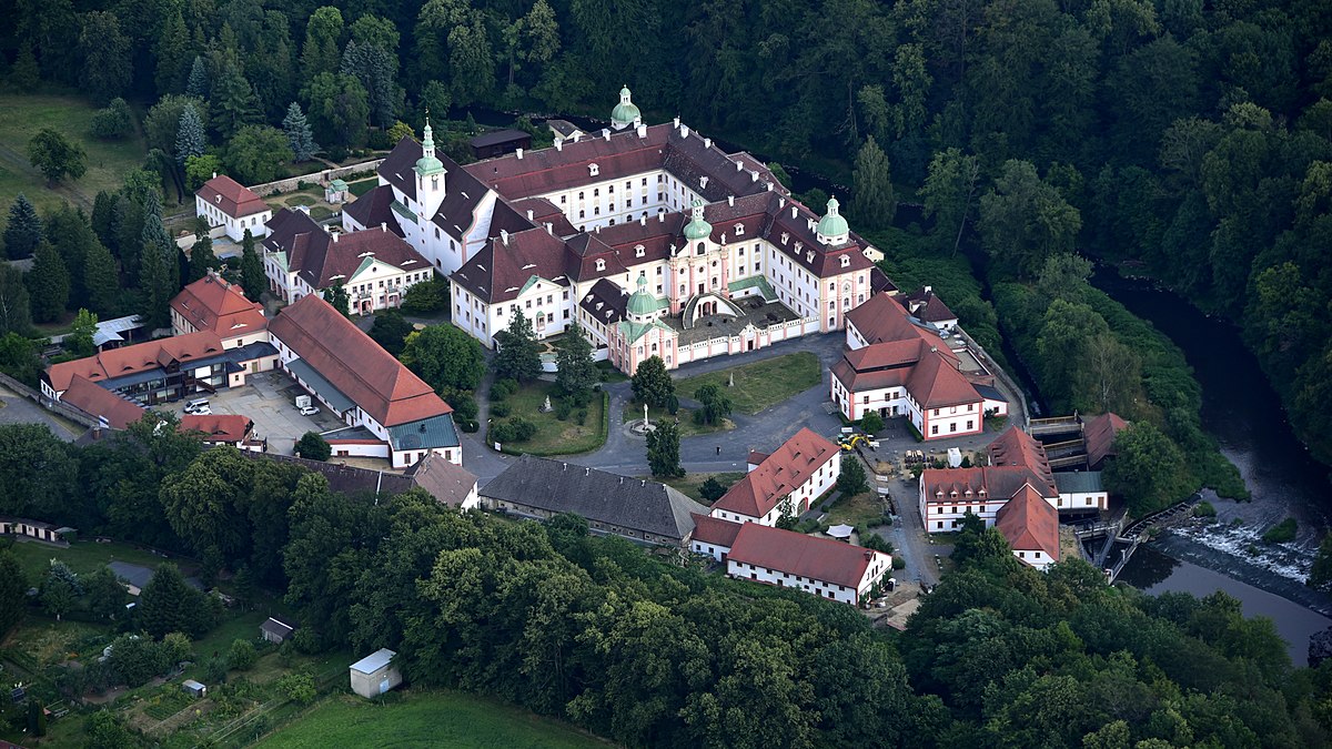Zisterzienserinnenabtei St. Marienthal an der Neiße (Luftaufnahme, 2019)