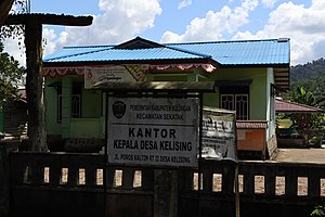 Kantor kepala desa Kelising