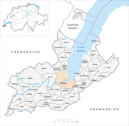 Женева - Карта