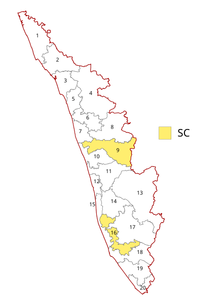 File:Kerala Wahlkreise Lok Sabha.svg