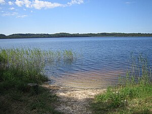 Sjön Kirikumäe järv.
