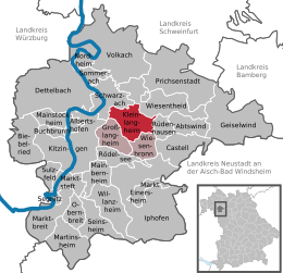 Kleinlangheim - Localizazion